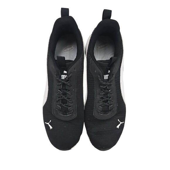 PUMA Men's ZIp C 397087-01 Athletic Running Shoe Black White Size 12M - Picture 6 of 8